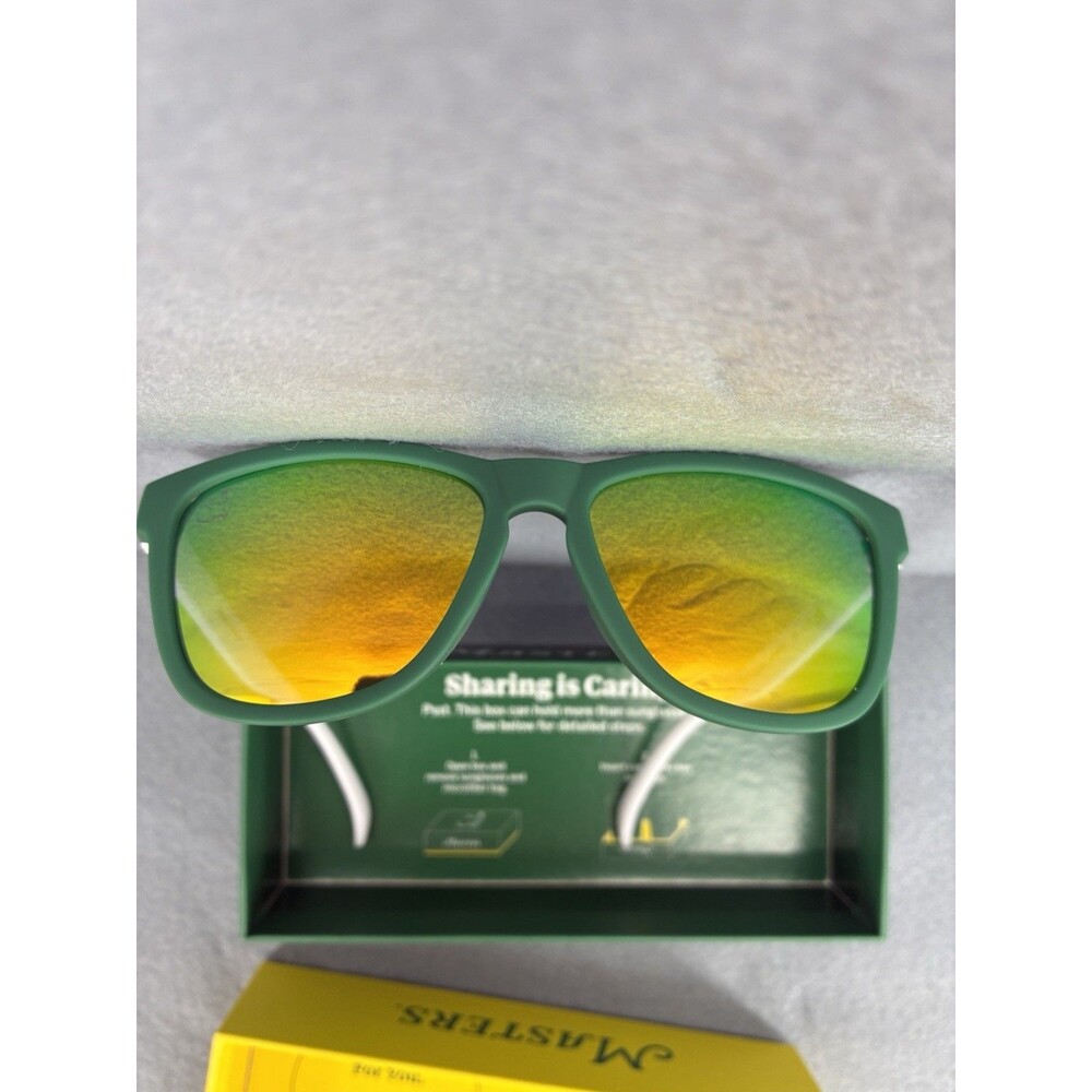Goodr x Masters Leaderboard Green Polarized Sunglasses Box & Pouch